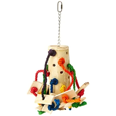 Image of The Bird House, Bamboo Puzzle with Rope Toy