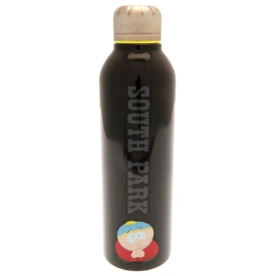 Image of South Park botella para beber, de acero inoxidable, 700 ml capacidad, motivo doble cara con el personaje principal Cartman, Black