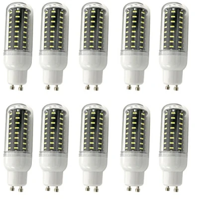 Image of Aoxdi GU10 LED Light Bulb 7W, Cool White, 72 x 4014 SMD Energy Saving Home Lamp, AC 220 240V， 10 Pack (Cool White)