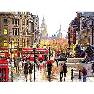 Image of Art Group Richard Macneil London Landscape Canvas Print 60 x 80 cm