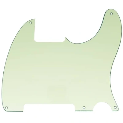 Image of Musiclily 5 Hole Tele Pickguard Blank for Fender USA/Mexican Telecaster Esquire Guitar, 3Ply Mint