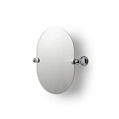 Image of Croydex Westminster Wall Mounted Mirror with Zinc Alloy Construction, Chrome, Silver