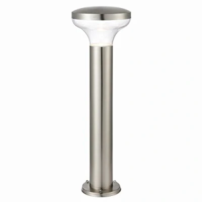 Image of ROKO IP44 Rated Marine Grade Stainless Steel GU10 LED Bollard Light Fixture for Outdoor Gardens Easy &amp; Quick Installation Pedestal Post Ideal Coastal Areas 500mm