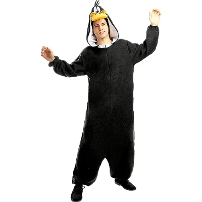 Image of Funidelia Daffy Duck Costume Looney Tunes for men and women adults accessory fancy dress &amp; props Halloween, carnival parties Size L XL Black