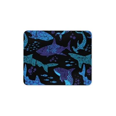 Image of Destination Vinyl ltd Sharks Mouse Mat Pad Shark Whale Fish Diving PC Computer #8509