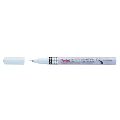 Image of Pentel Extra Fine Paint Marker White (Pack of 12), MFP10 W