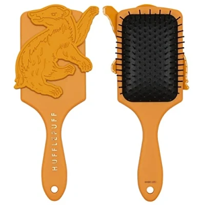 Image of Harry Potter Hufflepuff Big Hairbrush Paddle Brush