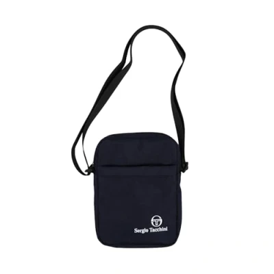 Image of Sergio Tacchini Mens Retro Vio Crossbody Bag Navy One Size