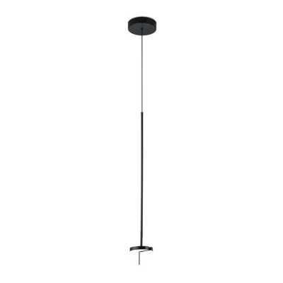 Image of Invisible LED Ceiling Pendant Matt Black Mains dimming (LC) 765lm 3000K