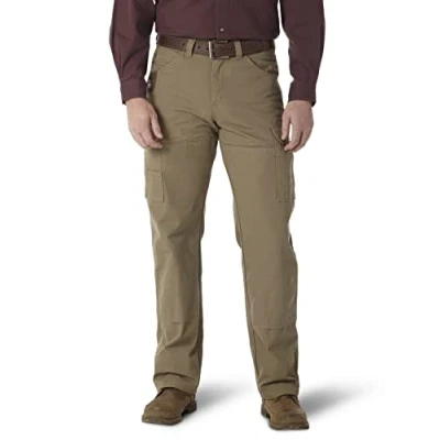 Image of Wrangler Riggs Workwear Men&#039;s Ranger Pant, Bark, 30W / 30L