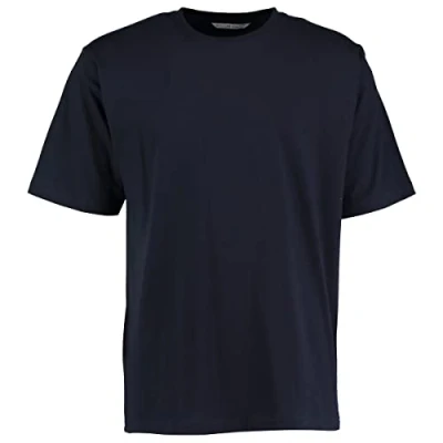 Image of Kustom Kit Mens Short Sleeve T Shirt, Navy Blue, XXXXX Large. KK500