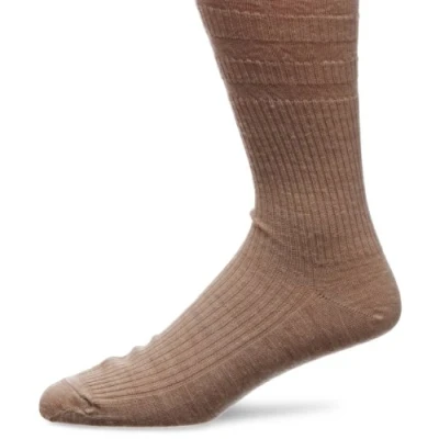Image of 1 Pair Oatmeal Original Wool Softop Socks Men&#039;s 11 13 Mens HJ Hall