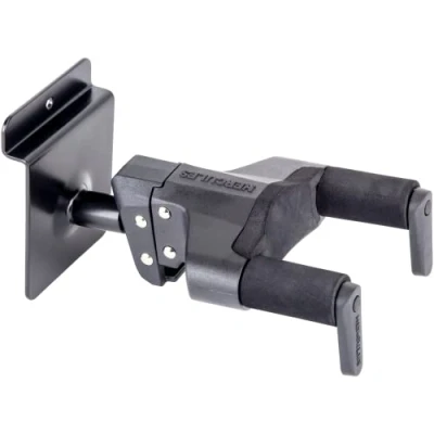 Image of Hercules Stands GSP39SB PLUS Slat Wall Mount Guitar Hanger with Auto Grip System