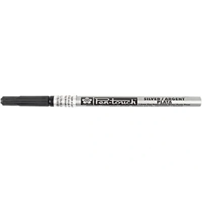 Image of Pen Touch Marker Fine, Paint Ink, Silver, 0.02 x 4.9 1.9 cm