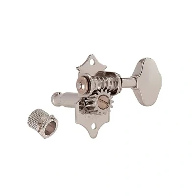 Image of Gotoh SE770 Open Gear Tuners Nickel Finish (3 button options) metal 06M buttons