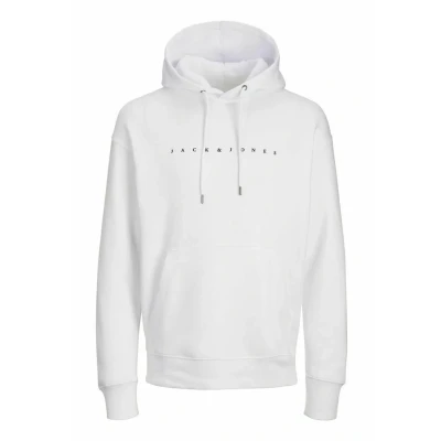 Image of Jack &amp; Jones Jjestar Hoodie, Men&#039;s, Size: XS, White