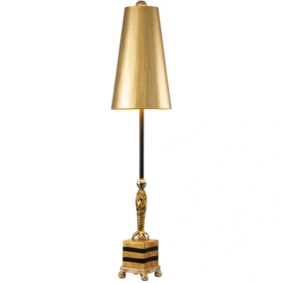 Image of Noma Luxe 1 Light Table Lamp Steel, E27