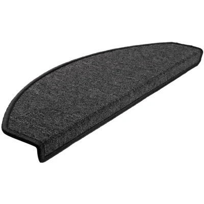 Image of vidaXL Stair Mats 10 pcs 65x24x4 cm Anthracite