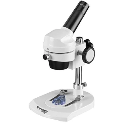 Image of Bresser Junior Microscope Reflected Light with 20x Magnification and Sturdy Metal Housing