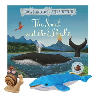 Image of the Snail and Whale Book by Julia Donaldson With Finger Puppets Interactive Storytime Adventure for Kids