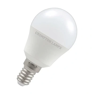 Image of Crompton LED Thermal Plastic Round 5W 6500K Dimmable SES E14