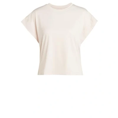 Image of adidas Women&#039;s Studio Tee, Putty Mauve/Grey Two, M