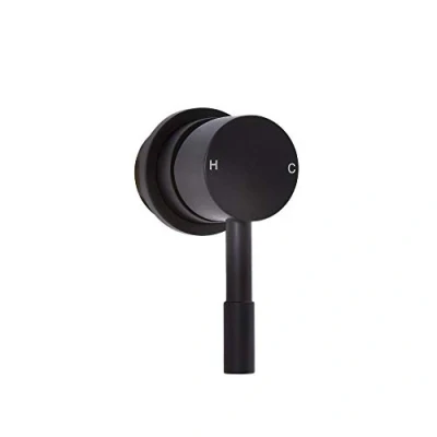 Image of Milano Nero Modern 1 Outlet Manual Mixer Shower Valve Black