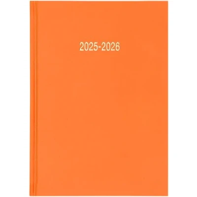 Image of Star Note 2025 2026 Academic Diary School Planner Student Oragniser (Orange, A5 Page a Day)