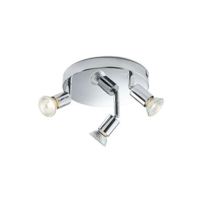 Image of Knightsbridge 230V GU10 Triple Spotlight Chrome