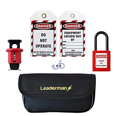 Image of MCB RCD Lockout/Off Leaderman Kit for Consumer Unit Circuit Breaker LMBCK from Testermans