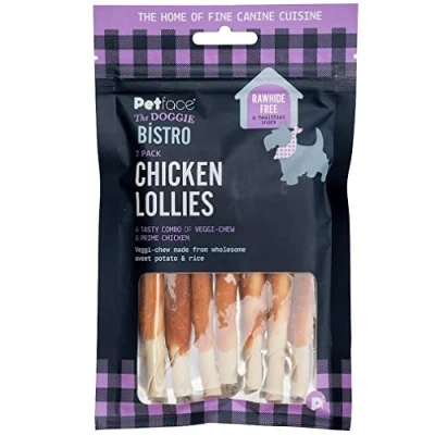 Image of Petface The Doggie Bistro Chicken Lollies, Pack of 7
