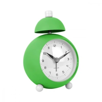 Image of Karlsson [DL] Alarm Clock Chaplin Iron Matt Bright Green