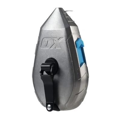 Image of OX Contractor 30m/100&#039; Aluminum Chalk Reel Basic Fine Line / 1:1 Gear Ratio