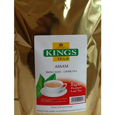 Image of KINGS TEA, ASSAM, LOOSE SMALL LEAVES, 1 KG LEAF TEA