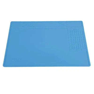 Image of Large Soldering Mat 954F Heat Resistant Silicone Repair Maintenance Pad Desk Insulation Solder for Iron, Phone and Computer