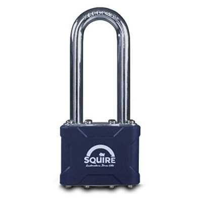 Image of Henry Squire Stronglock Laminated Long Shackle 4 Pin Double Locking Padlock, 44 mm (Length)