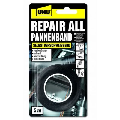 Image of UHU 46805 Self Welding Repair and Sealing Tape, Black