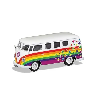 Image of Corgi CC02731 Volkswagen Campervan Peace Love and Wishes Classic