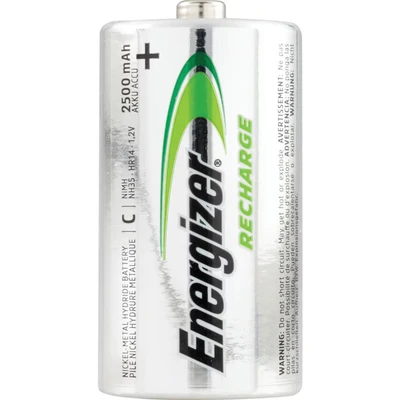 Image of Energizer Rechargeable Batteries C, Recharge Power Plus, 2 Pack