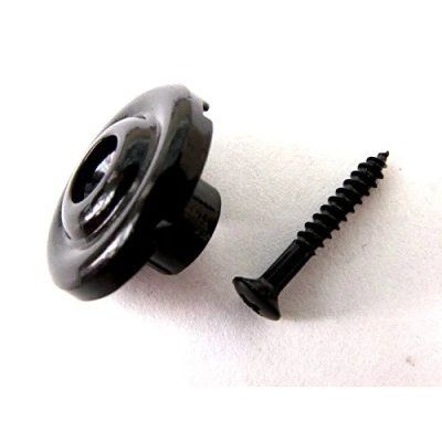 Image of Janika Black string Retainer Tree For Electric Precision Or Jazz Bass Guitar + Screw