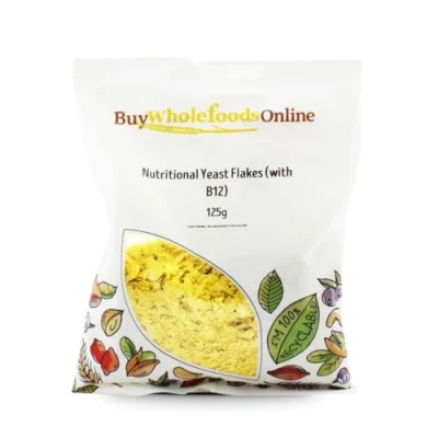 Image of Nutritional Yeast Flakes (with B12) 125g (BWFO)