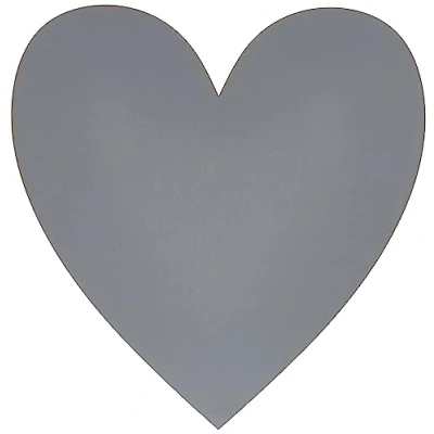 Image of Mungai Mirrors Heart Acrylic Mirror, 45cm, Silver, 45 x cm