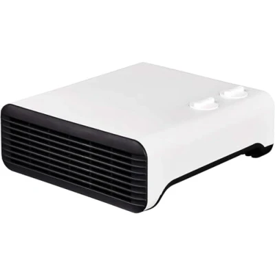 Image of MYLEK 1800W Electric Flat Fan Heater Portable, Adjustable Thermostat, 2 Heat Settings, 4 Power Settings Produces Warm and Cool Air for Homes Work Spaces