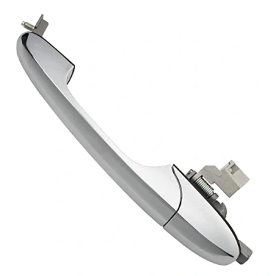 Image of KASturbo Left Handle for Fiat 500, Passenger Side Chrome Outer Door 735592026 73545876