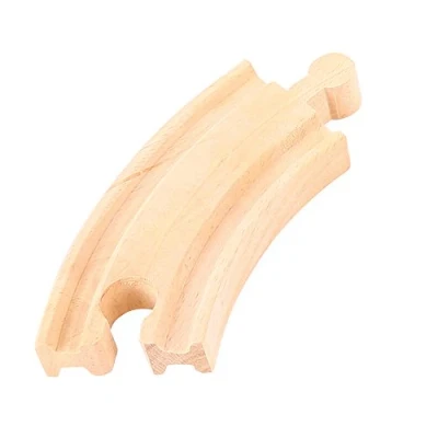 Image of Bigjigs Rail Short Curves (Pack of 4) Other Major Wooden Brands are Compatible