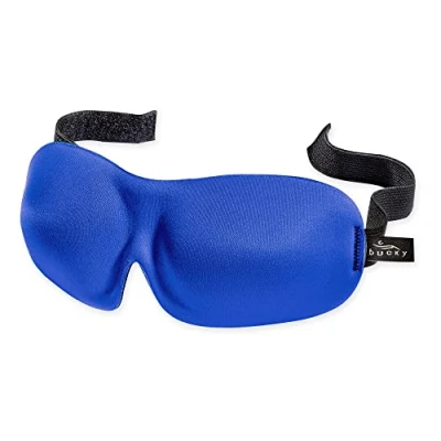 Image of Bucky 40 Blinks No Pressure Eye Mask for Travel &amp; Sleep, Sailor Blue, One Size, 1 Count (Pack of 1), Casual