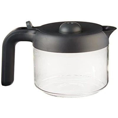 Image of DeLonghi KW711539 glass jug coffee machine carafe with soft grip handle