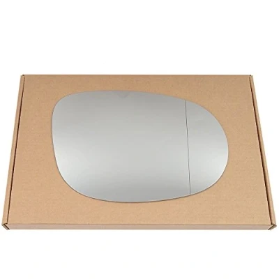 Image of Less4spares Wing Mirror Glass Right Compatible with Ford Ka 2008 2016 STICK ON Driver Off Side Blind Spot