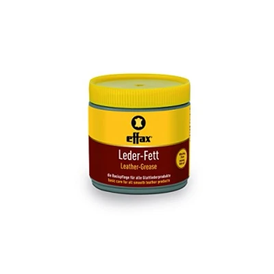 Image of Effax Unisex&#039;s Leather Grease, Black, 500 ml