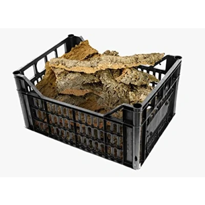 Image of 100% Natural Cork Bark Box, Made in Italy for DIY Nativity Scene (1 kg)